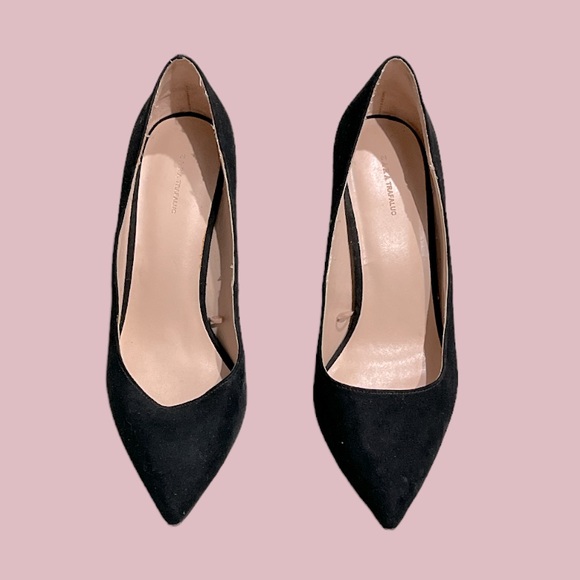 Zara Trafaluc Suede Pumps - Picture 2 of 5